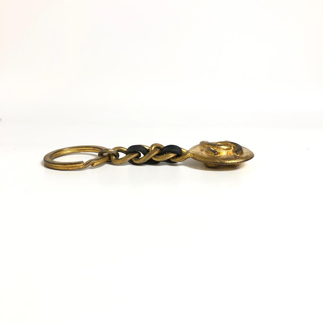 6F421/シャネル/キーリング/キーホルダー/チャーム/ココマーク/ゴールド