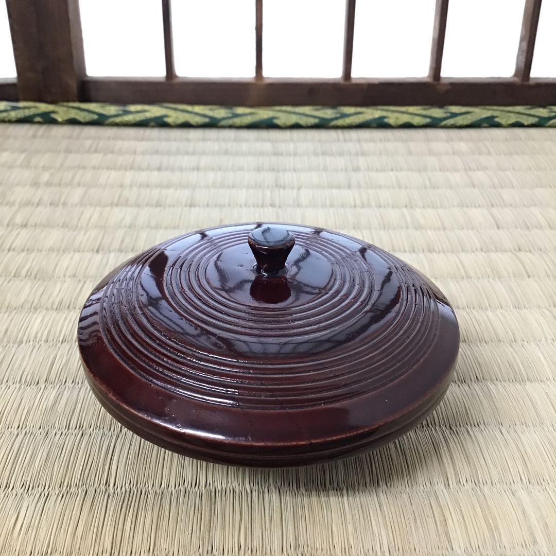 茶道具　香合　漆器　棒提灯型　木製　紙箱　S51KG