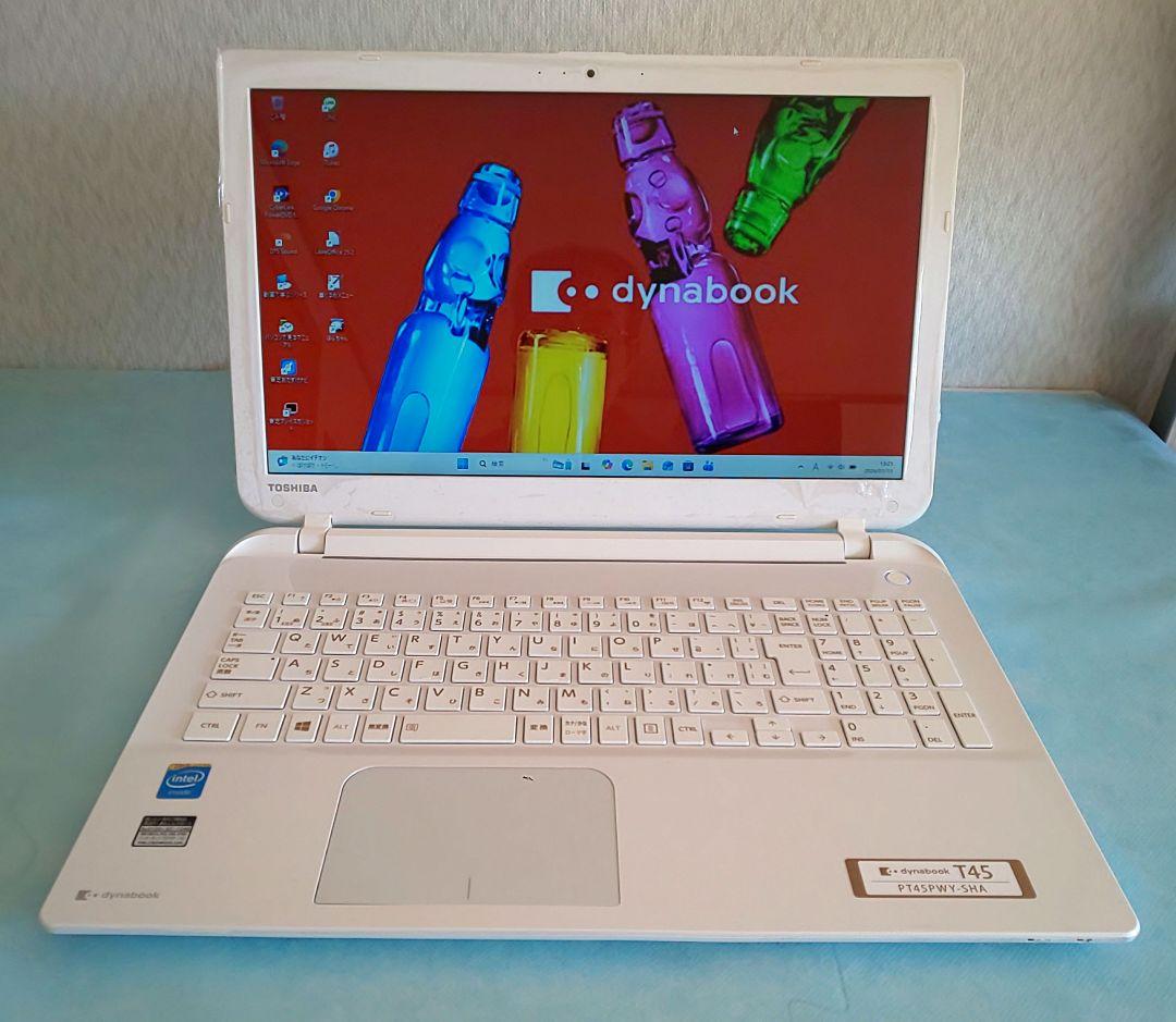 【極上美品】使用感が無い東芝 ダイナブック T45PW