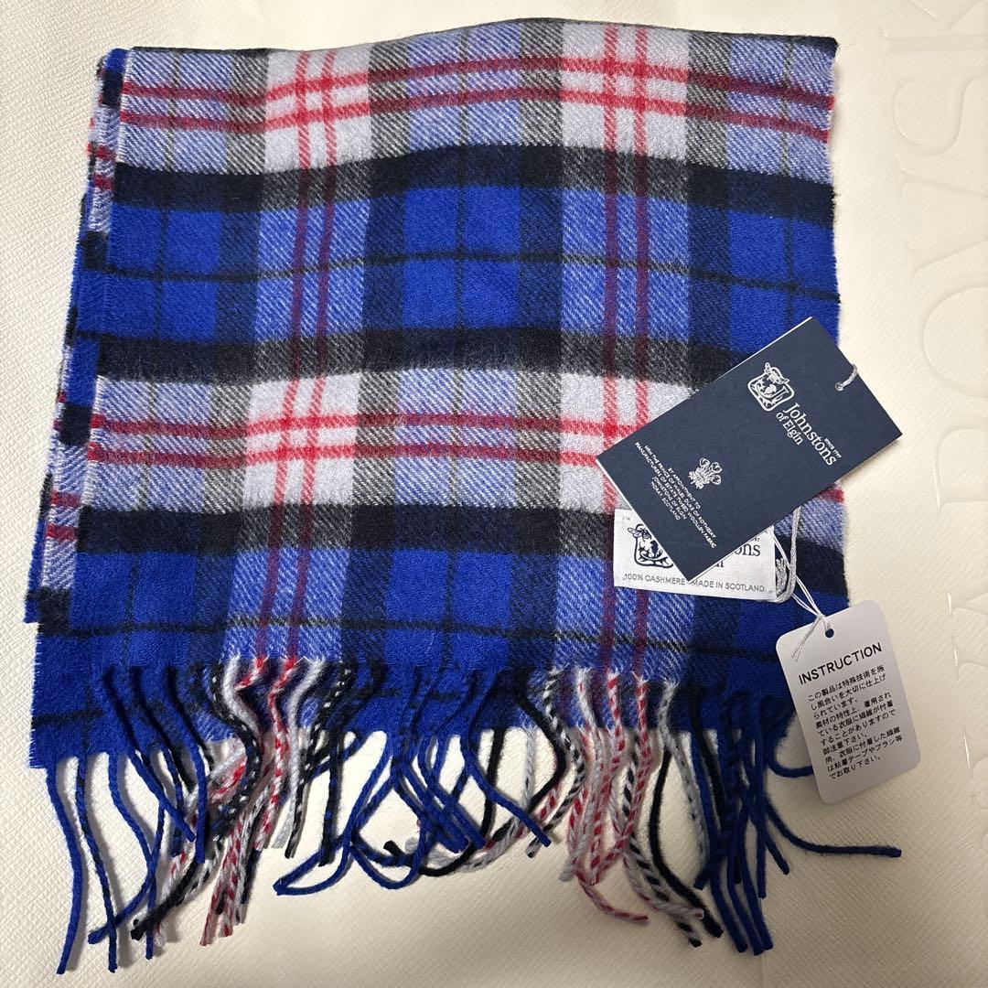 新品未使用品　Johnstons of Elgin マフラー