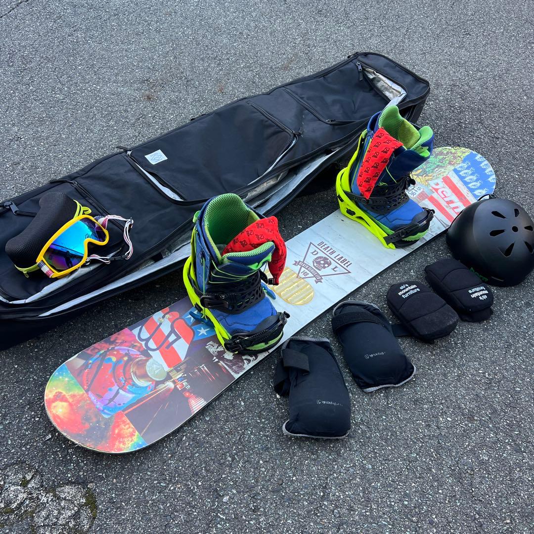 DEATH LABEL DEATH SERIES LTDスノーボード　板148