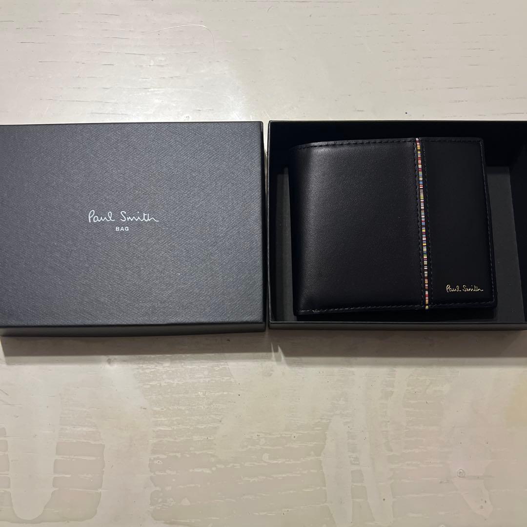 Paul Smith 二つ折り財布 ブラック
