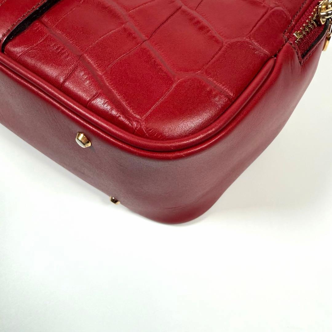 【未使用に近い】ジャーダ　ロベルタディカメリーノ　トートバッグ　TOKYO 赤