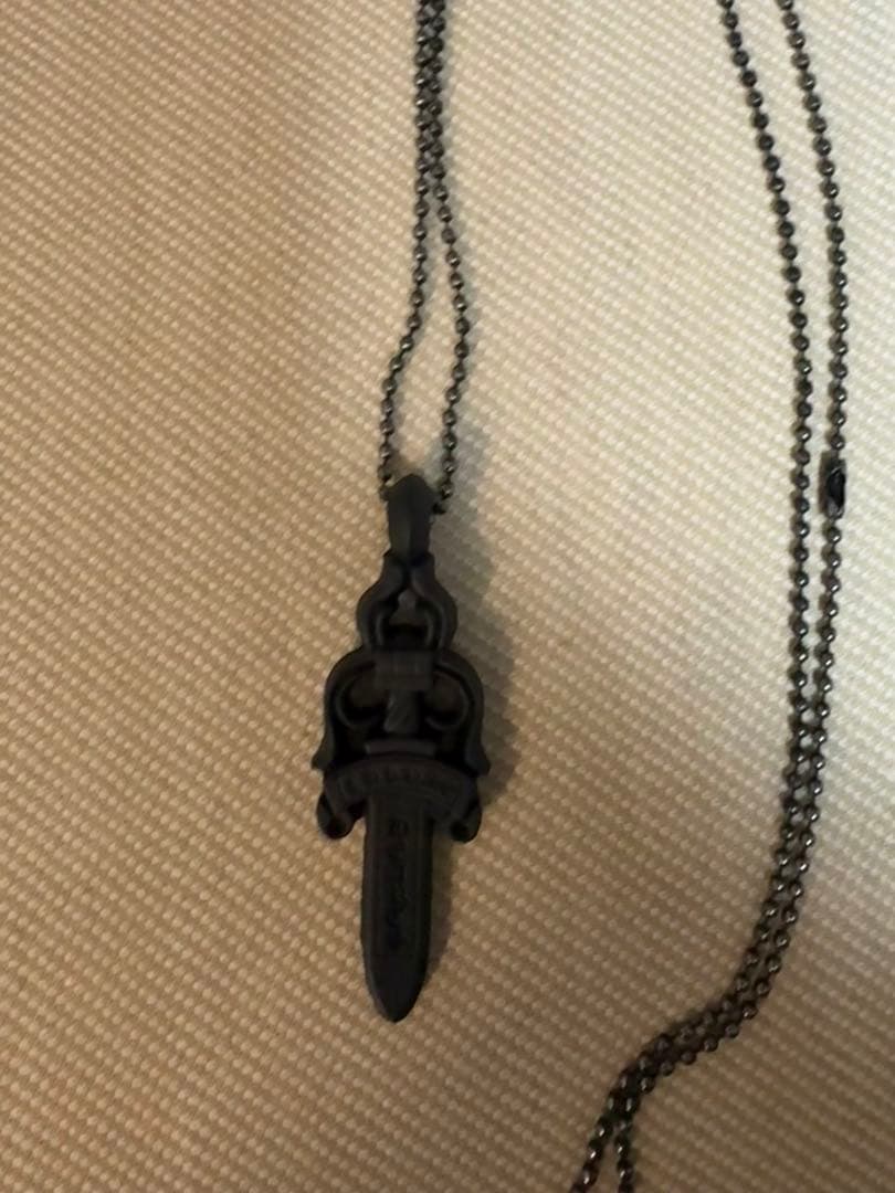 クロムハーツ　Chrome Hearts ラバーネックレス black