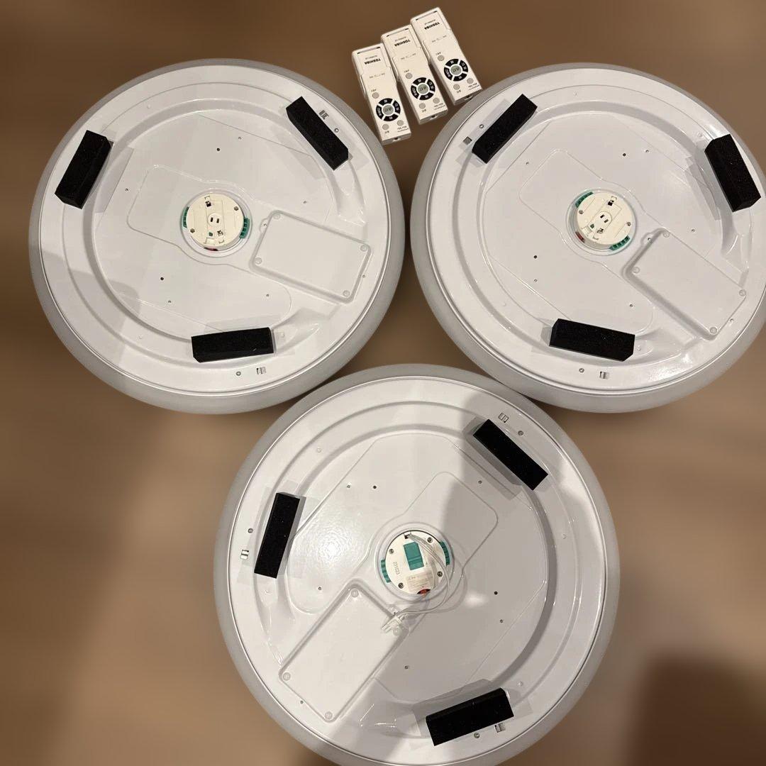 NLEH06K02B-DLD シーリングライト 3個セット リモコン付き