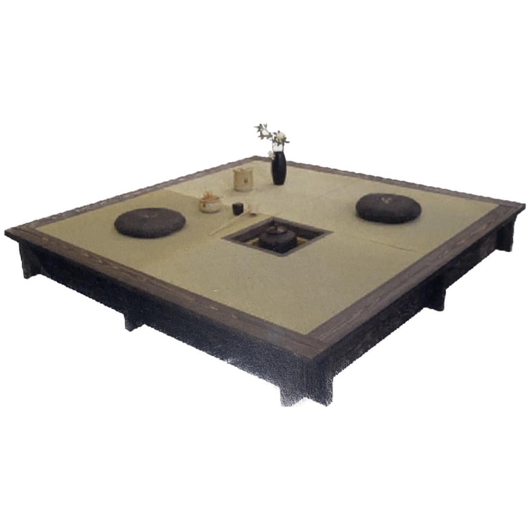 和室造作材/自社オリジナル/置き和室/茶道/炉付畳/和室/小上り/生け花