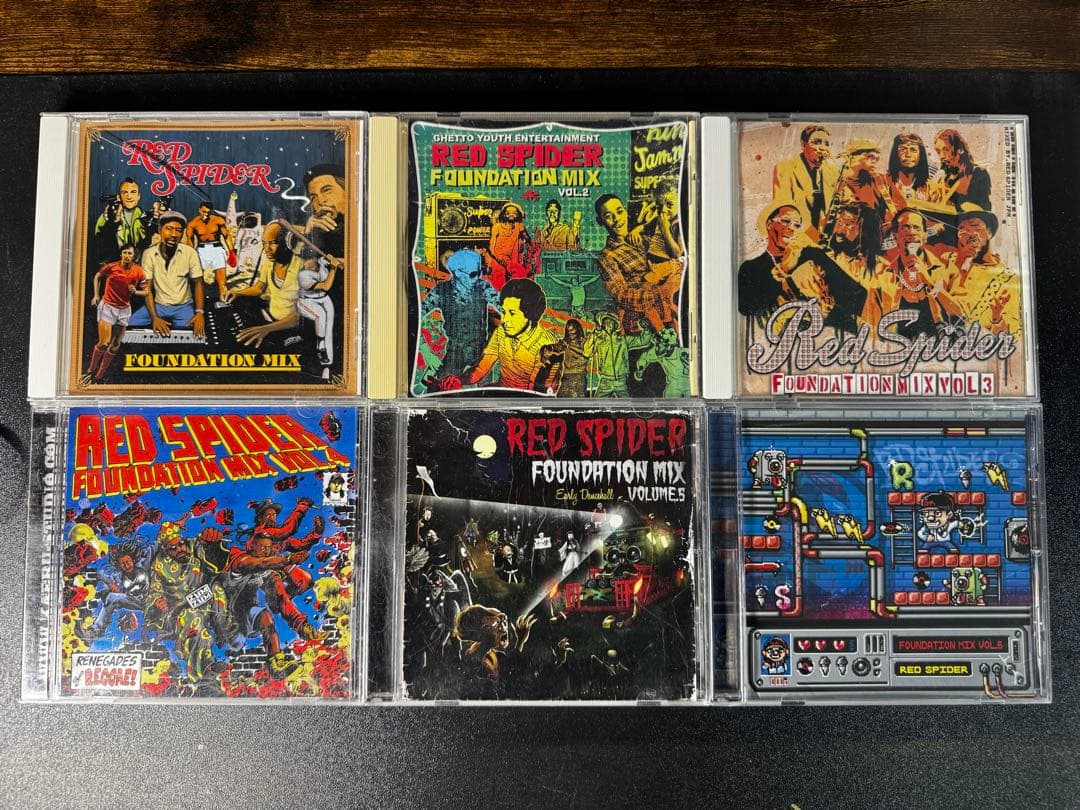 Xmasセール RED SPIDER /FOUNDATION MIX 6枚セット