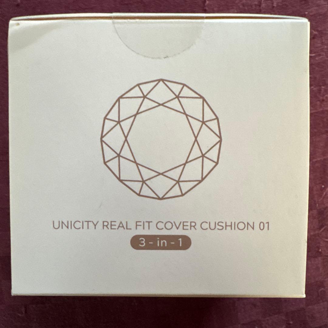 ファンデーション UNICITY REAL FIT COVER CUSHION 01 3-in-1