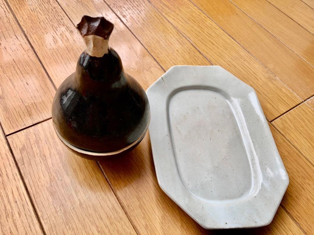 期間限定出品　今井律湖さん　人ぽっと　食器　皿　2点