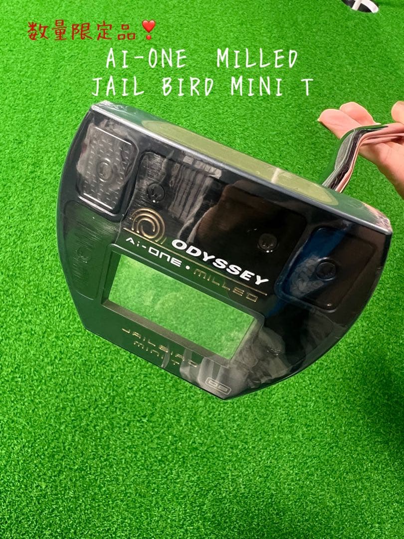 【数量限定品】AI-ONE MILLED JAIL BIRDMINI パター