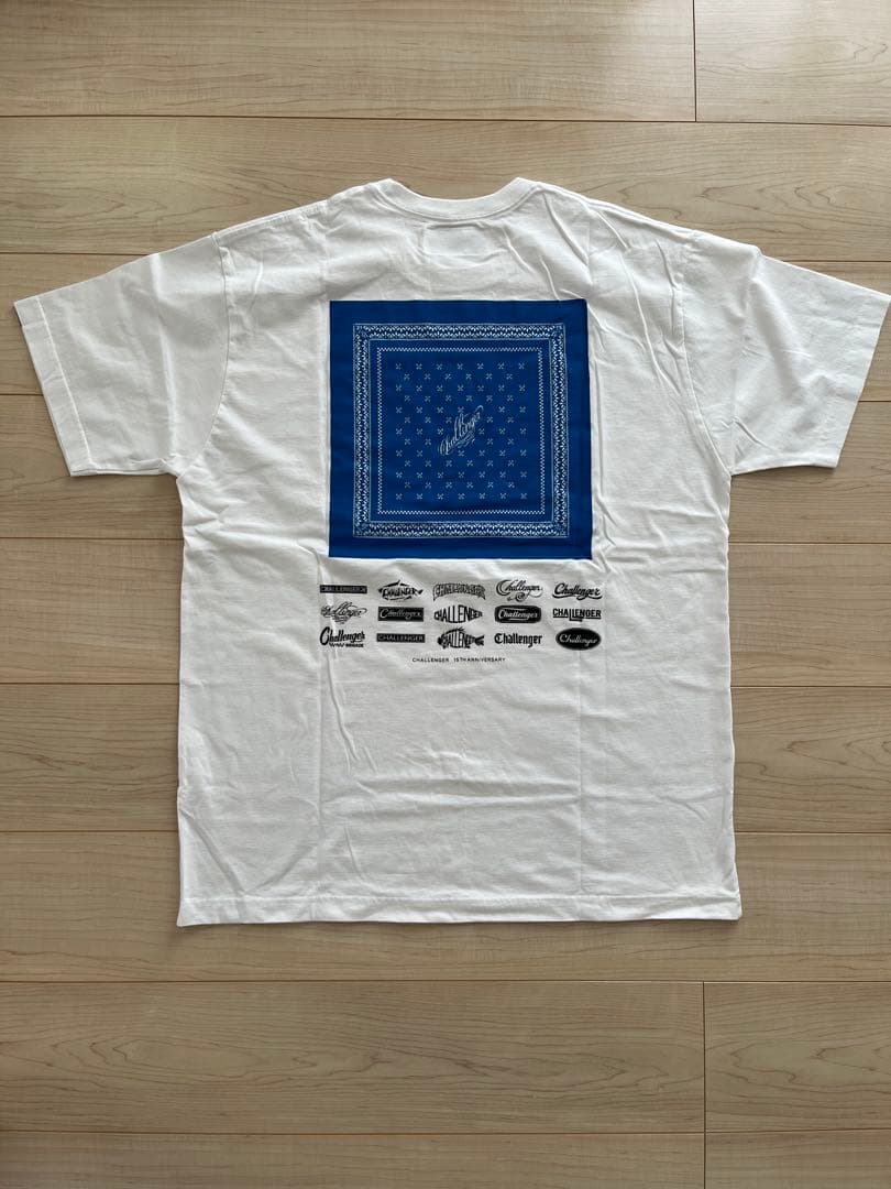 トップス CHALLENGER 15th BANDANA LOGO TEE