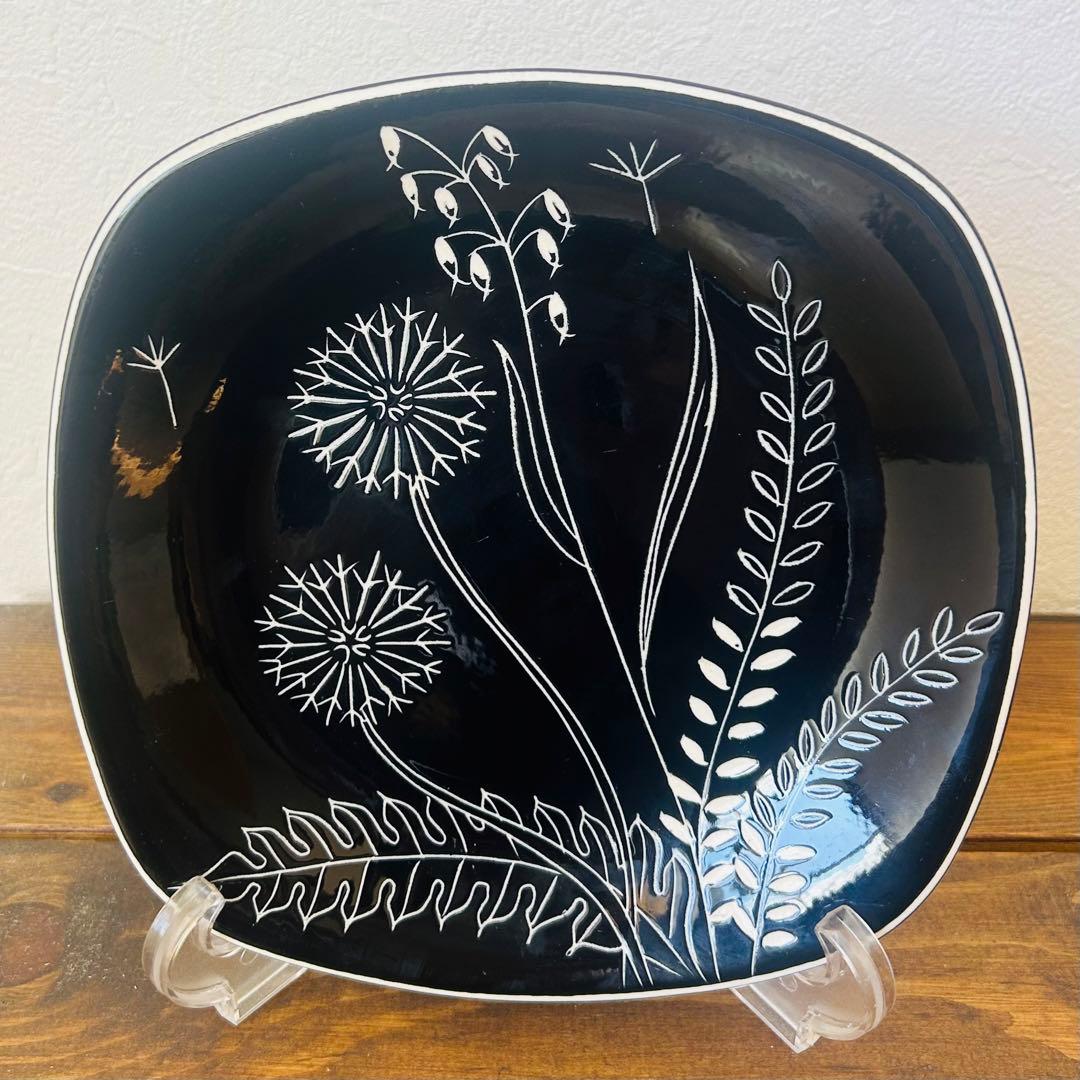 ジイ・ガントフタ　タンポポ　陶板　1950年代