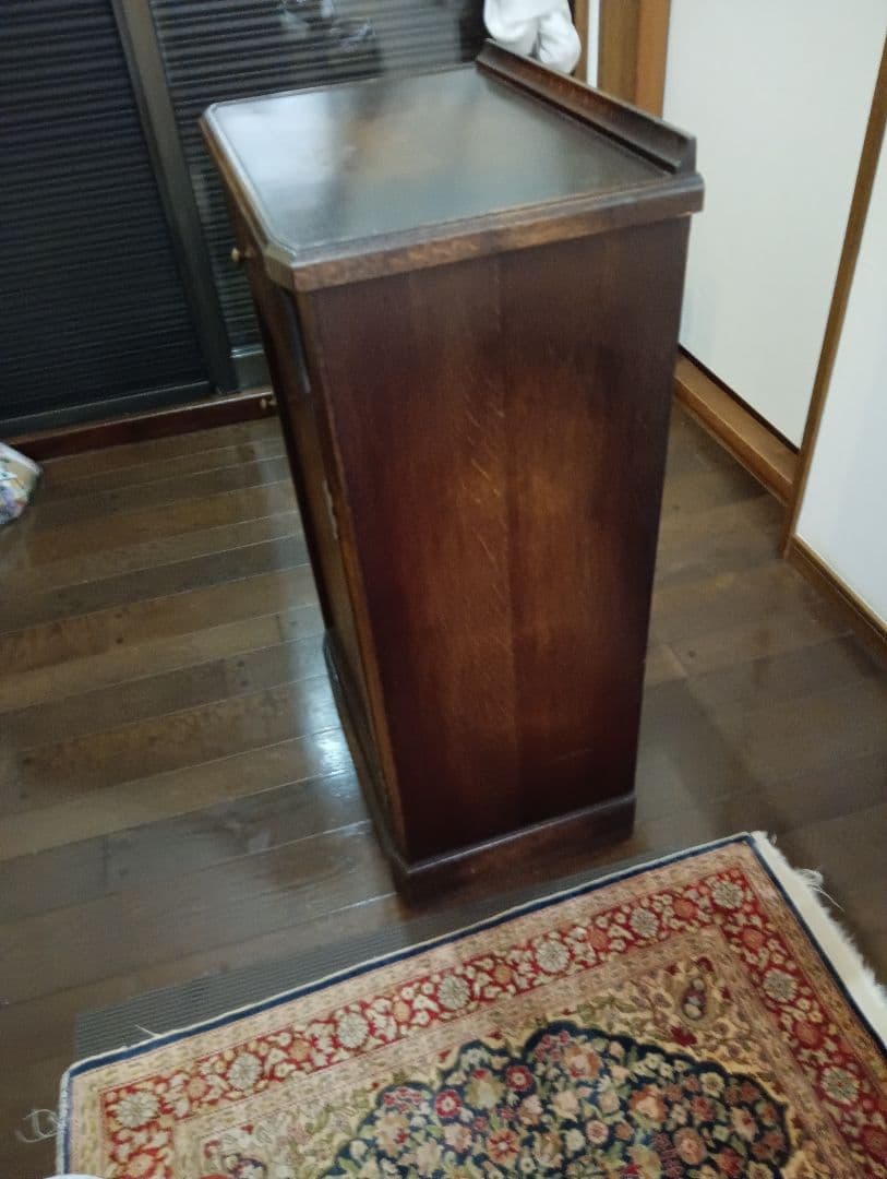 木製キャビネット 3棚 1引き出し