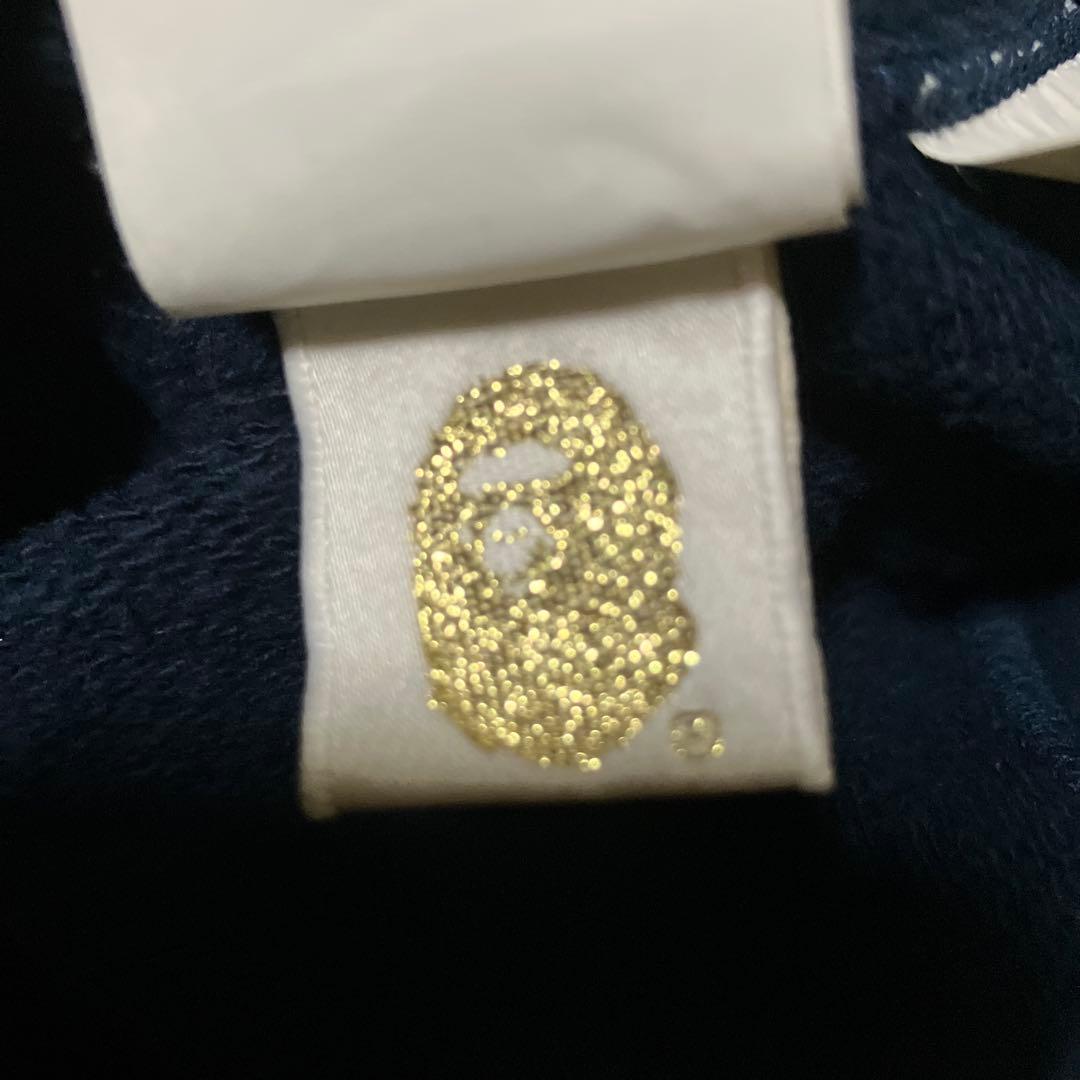 A BATHING APE シャーク　ジップパーカー/L/コットン