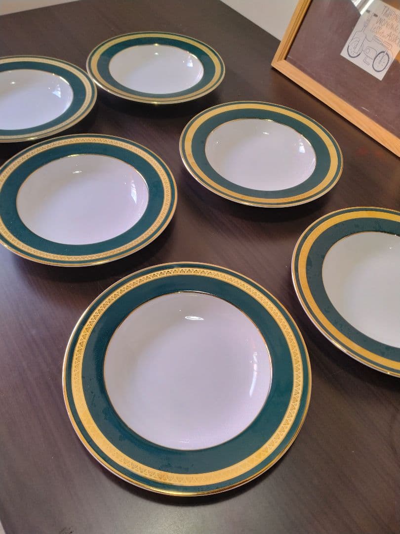  Porcelain ロイヤルポーセリン　スープ 皿 カレー皿　6枚組