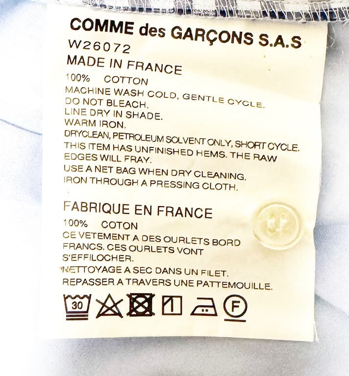 COMME des GARCONS SHIRT コムデギャルソン切り替えシャツ