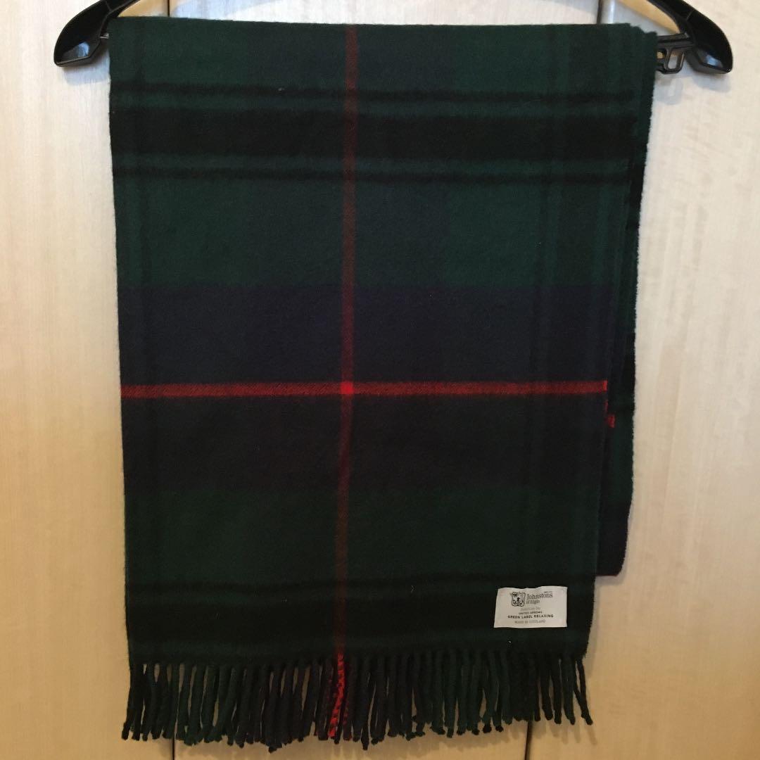 ジョンストンズ　ストール　ユナイテッドアローズグリーンレーベル別注