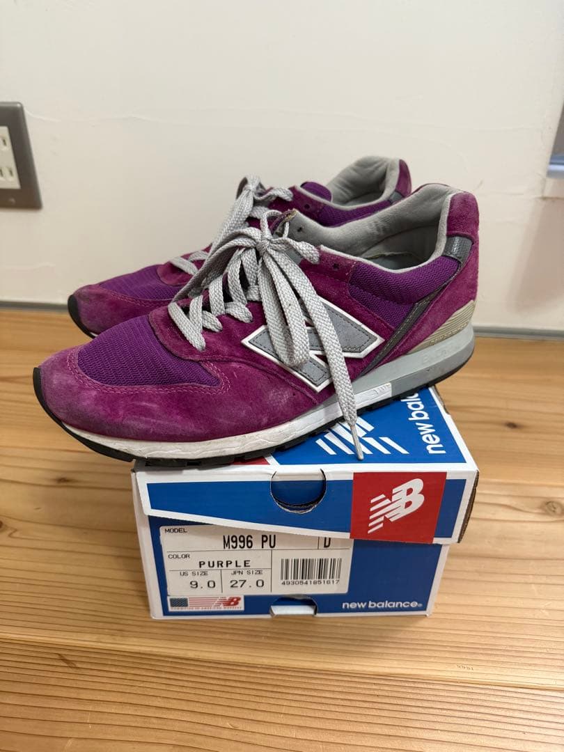 new balance M996 パープル 27.0cm