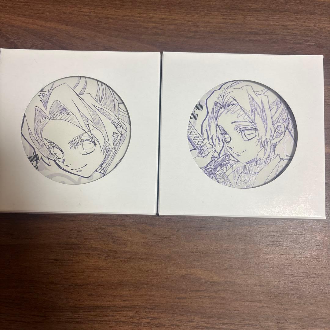 d*3様 鬼滅の刃 胡蝶しのぶ　原画コースター　２点セット