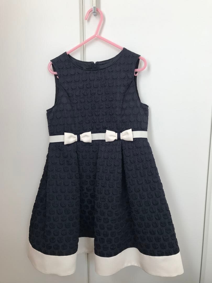 組曲　フォーマル　紺色　ワンピース　120