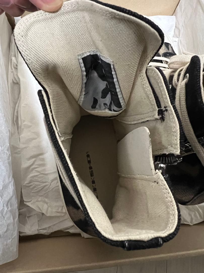 靴 rick owens drkshdw double bumper sneaks