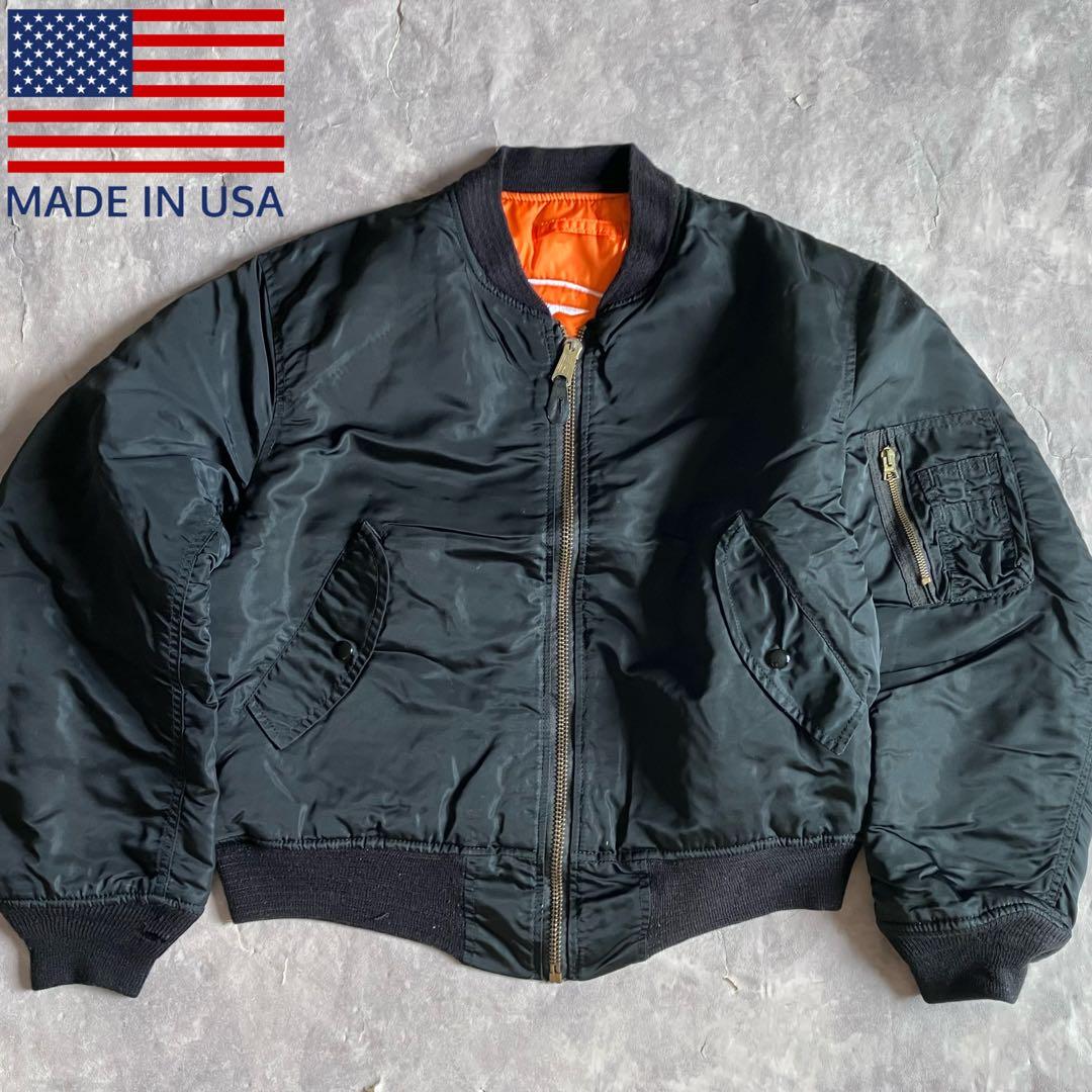 90's MA-1 ミリタリー フライトジャケット アメリカ製 廃盤 USAF