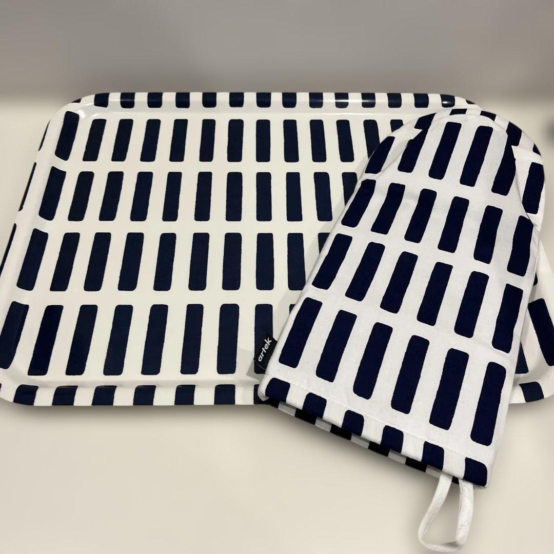 アルテック　シエナ　ブルー　トレイ・ミトンセット　廃盤色