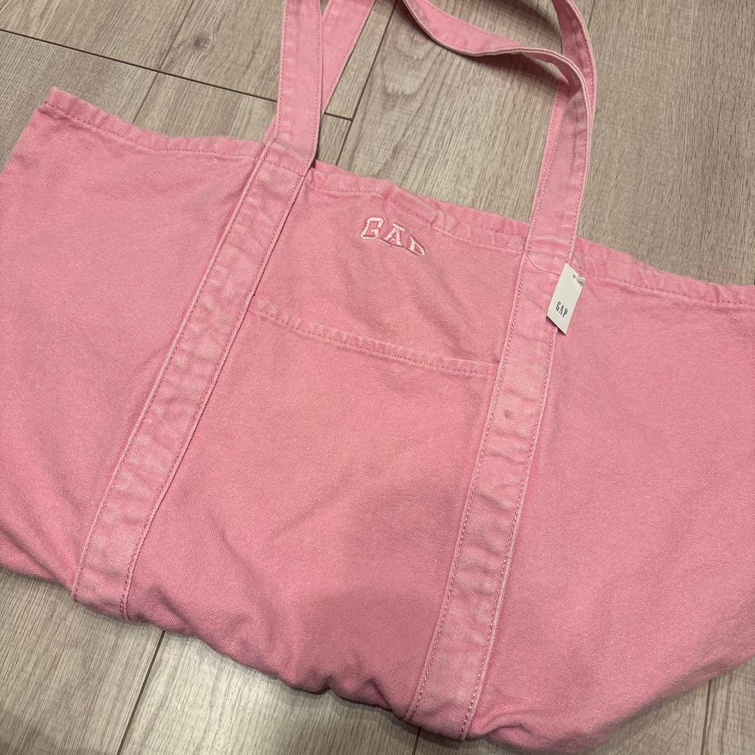 m*t様 GAP ロゴトートバッグ　ピンク