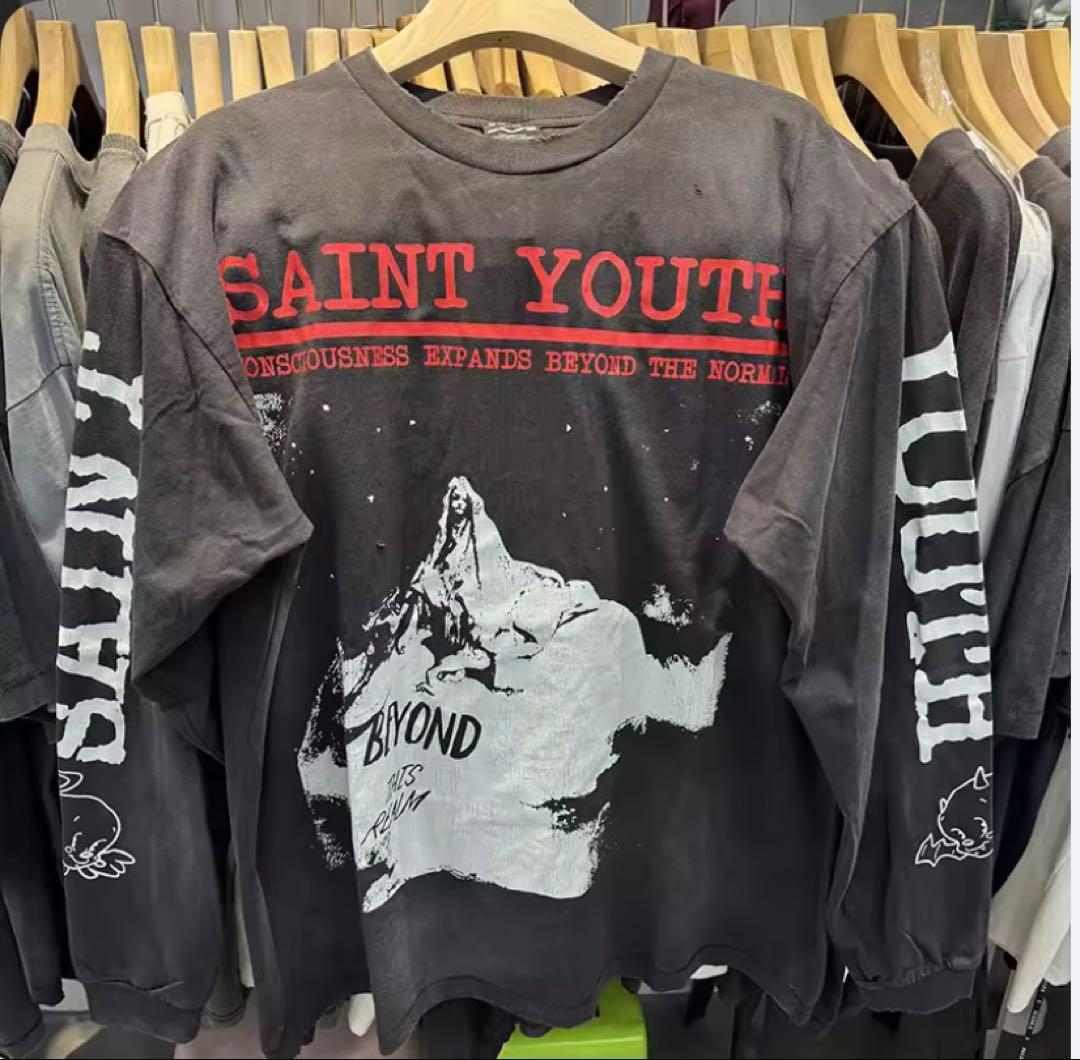 セントマイケル SAINTMxxxxxx ロングTシャツ ロンT