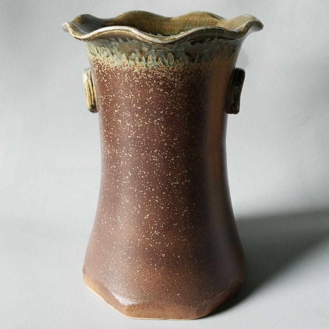 信楽焼傘立て  ビードロ鼓型 高さ４０cm