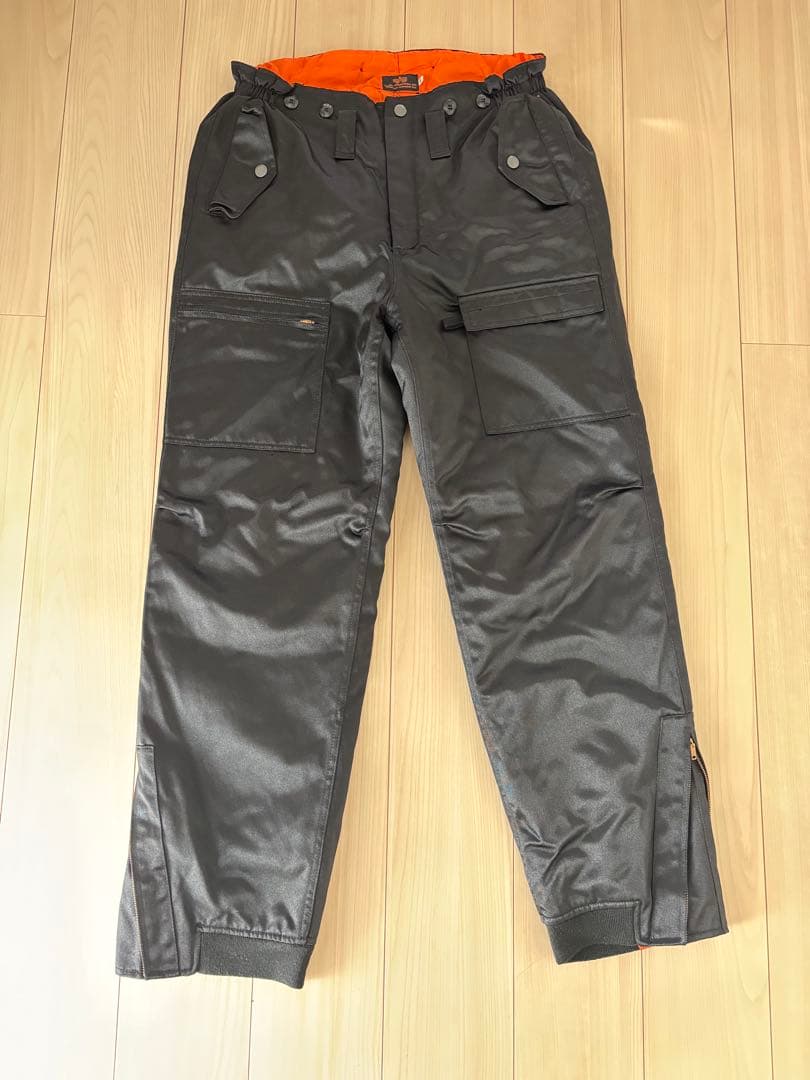 美品 90s ALPHA アルファ フライトパンツ L 希少 バイカー