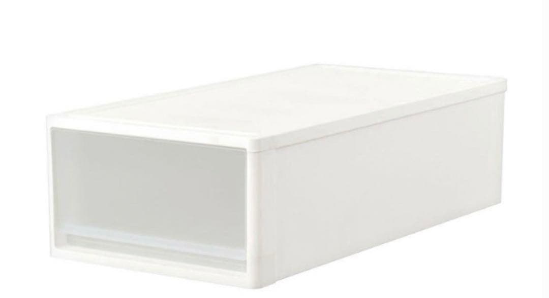 【6個セット】ホワイト/押入れクローゼット衣類収納ケース