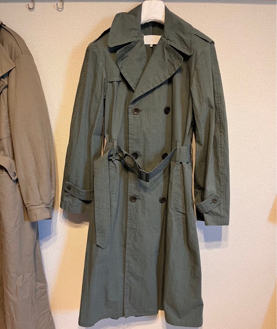 未使用 maison margiela 23aw トレンチコート mm6白タグ