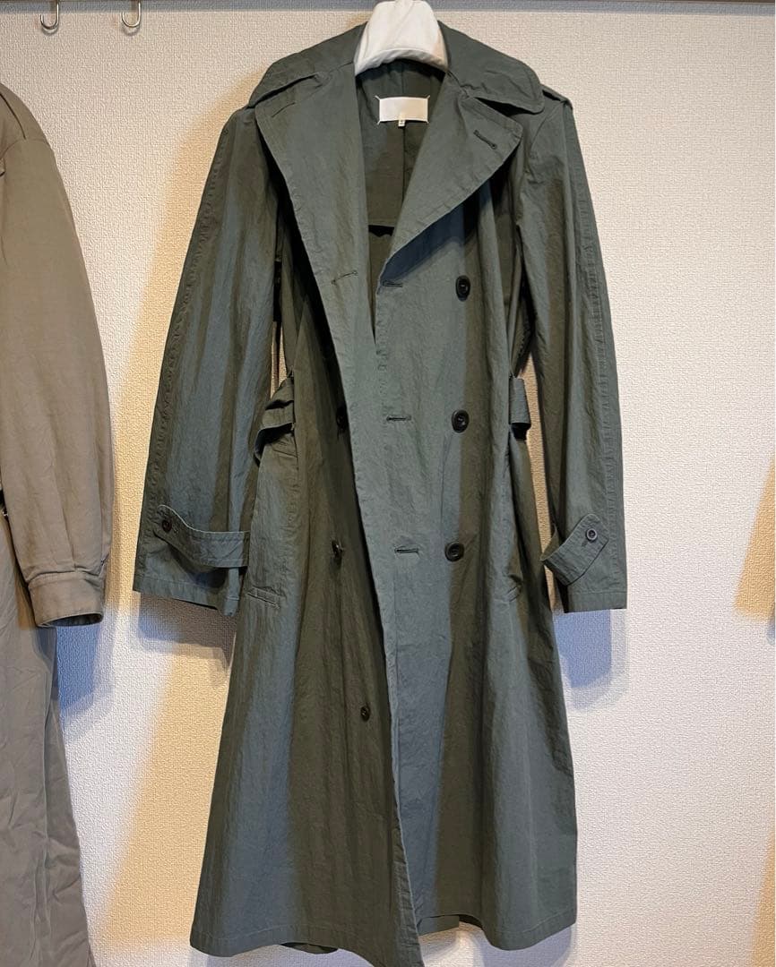 未使用 maison margiela 23aw トレンチコート mm6白タグ