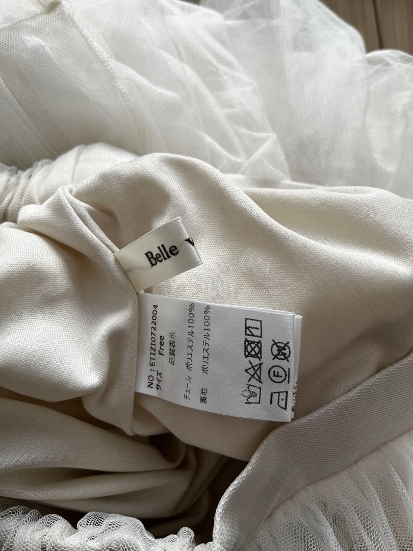 【最終値下げ】ラベルエチュード　チュールスカート