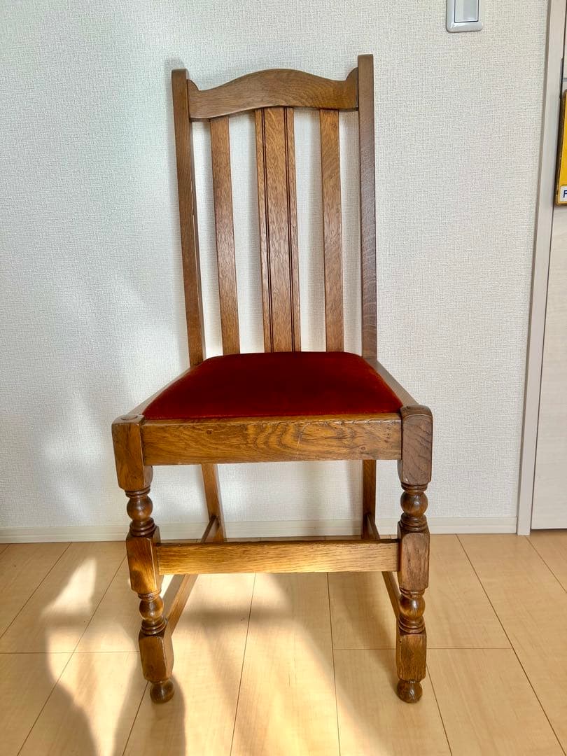 イギリス アンティーク 家具 ダイニング チェア オーク　椅子 英国