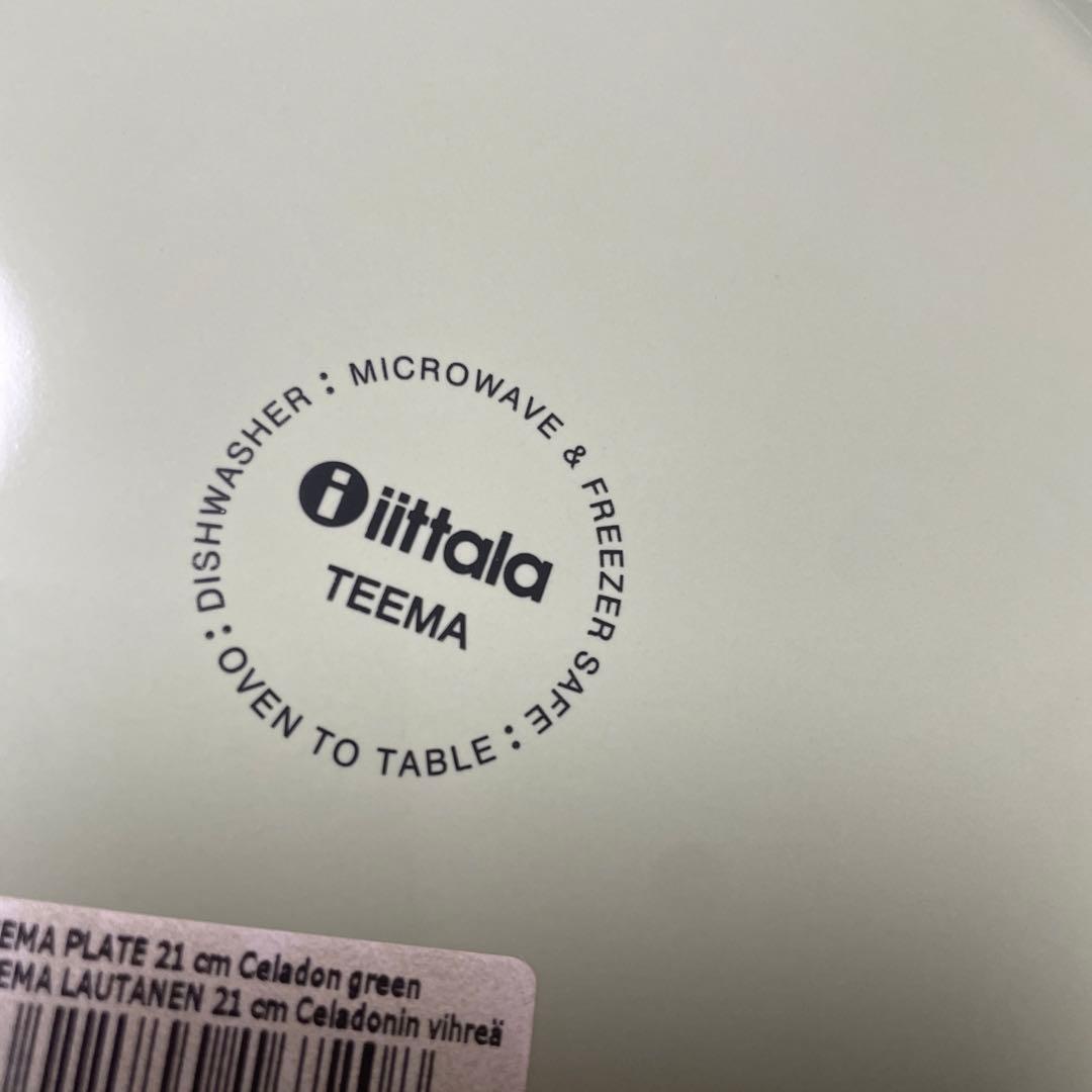 イッタラ　セラドングリーン　21センチ　2枚セット
