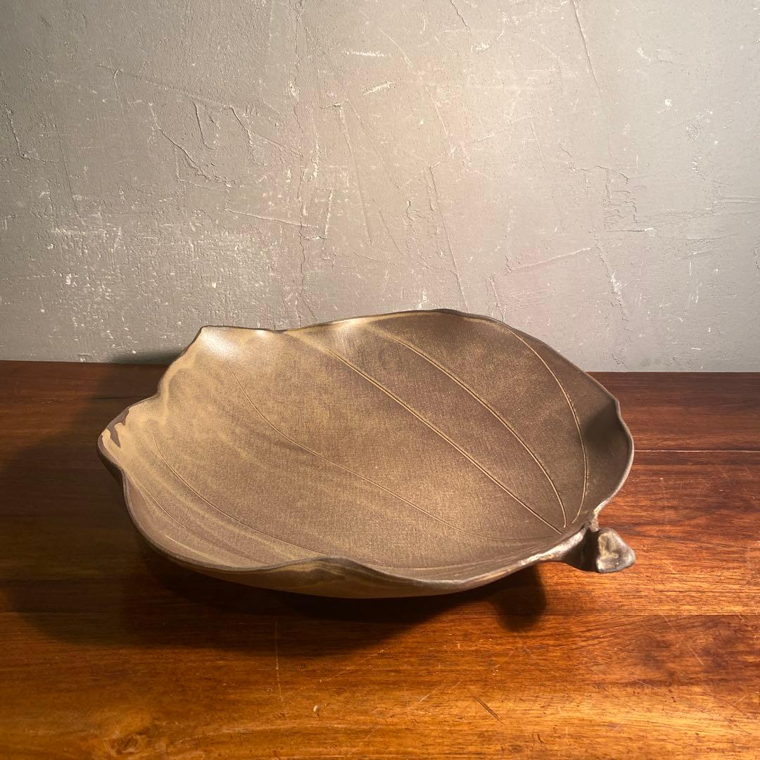 田中常子 TSUNE 葉形大皿 ビアタンブラーペア 作家物 食器 インテリア