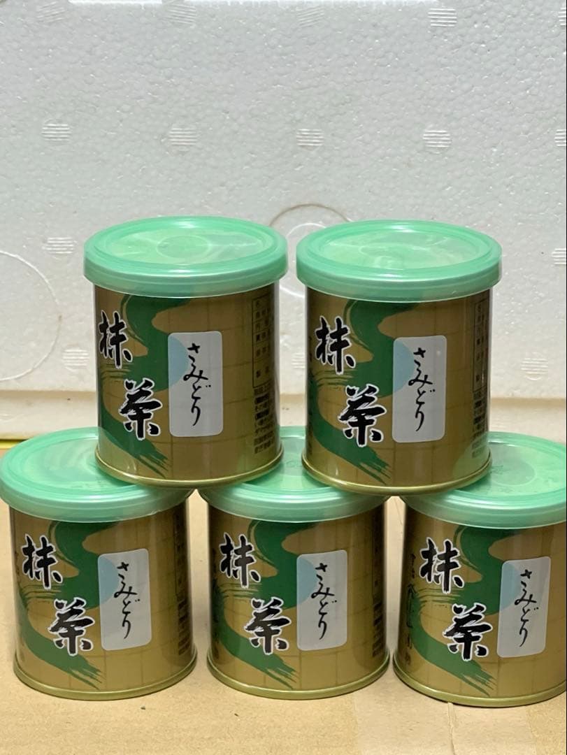山政小山園　抹茶　さみどり　30g　5缶