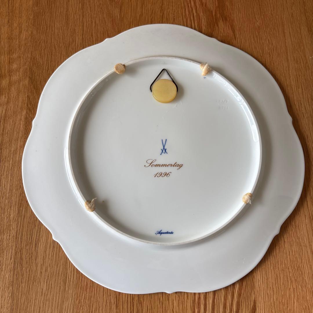 マイセン イヤープレート 1996年 夏の日　大皿