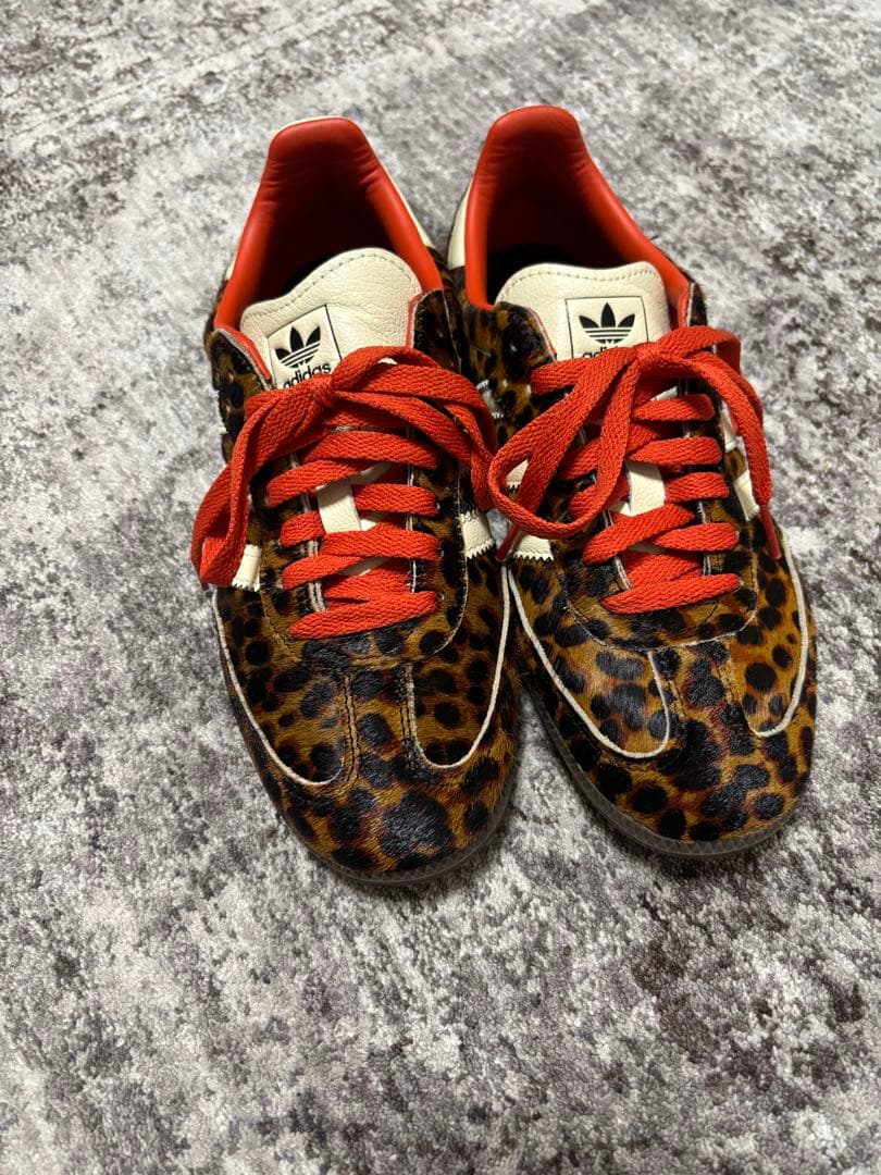 adidas レオパード柄 スニーカー　24センチ