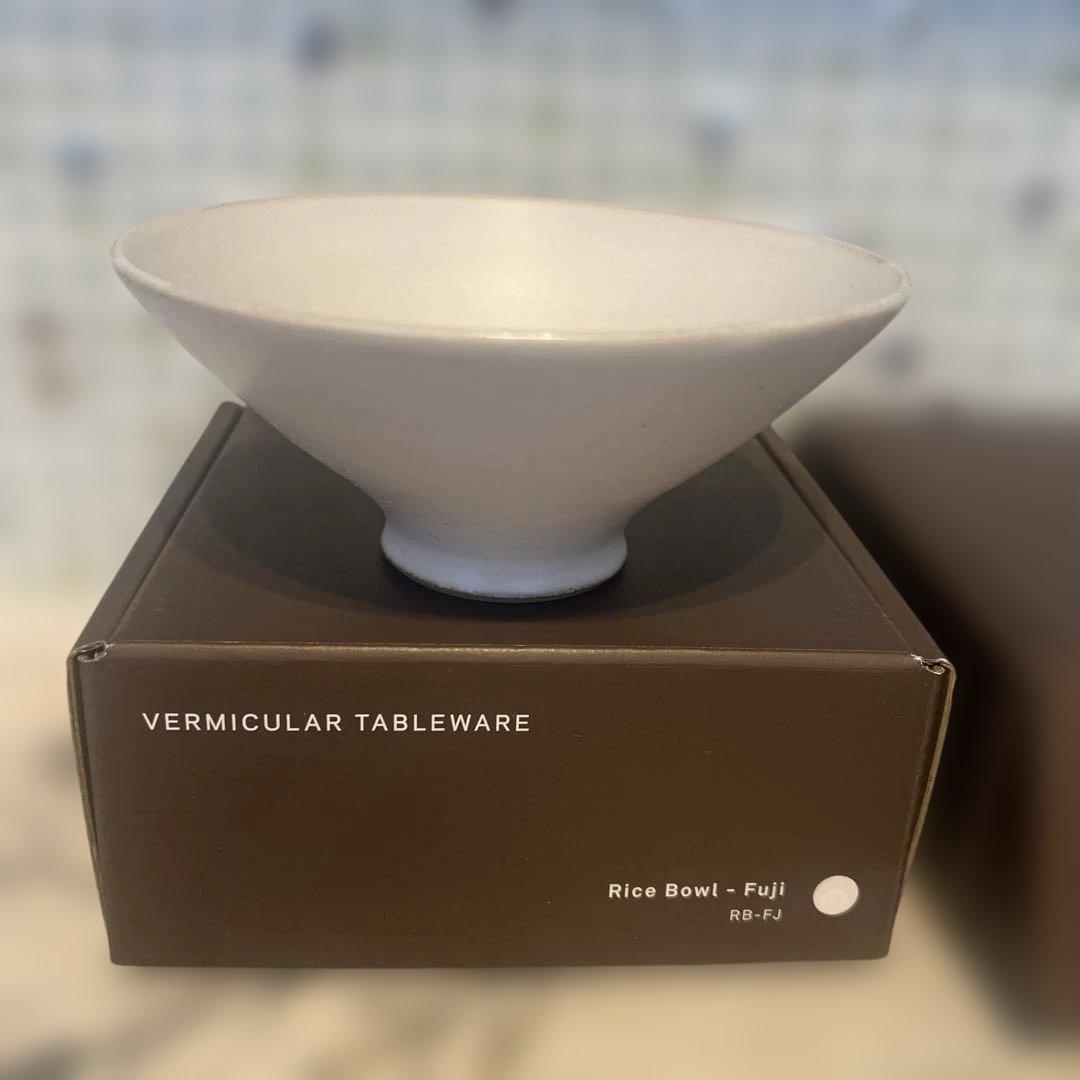 Vermicular 飯碗 3点セット ホワイト シルバー ゴールド