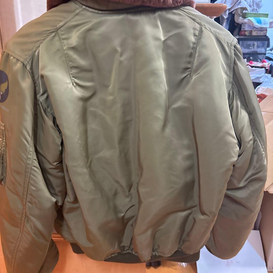 B-15Bタイプ フライトジャケット 38サイズ オリーブグリーン