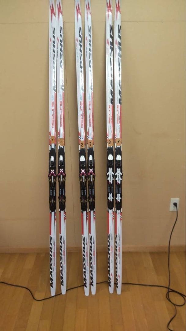 MADSHUS REDLINE COLD スキー 3本セット