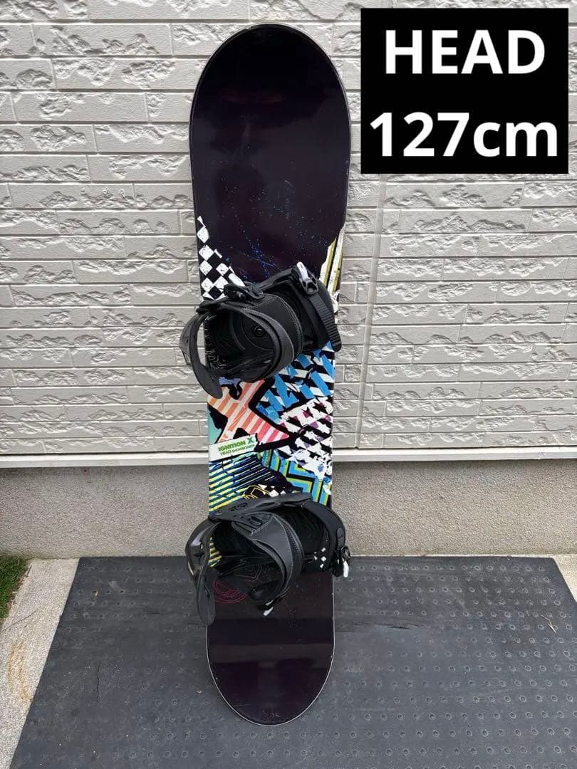 HEAD スノーボード 2点セット 127cm 子供 キッズ ジュニア