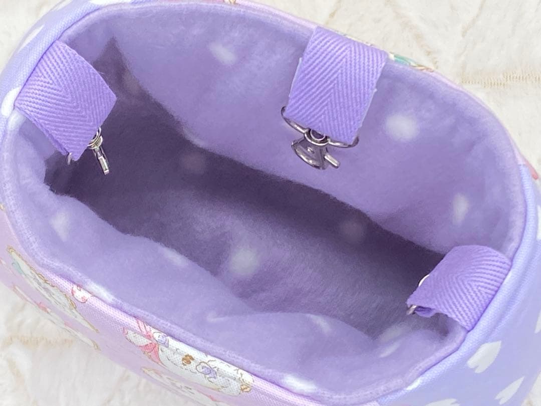 フクロモモンガ　ポーチ　ねりごま