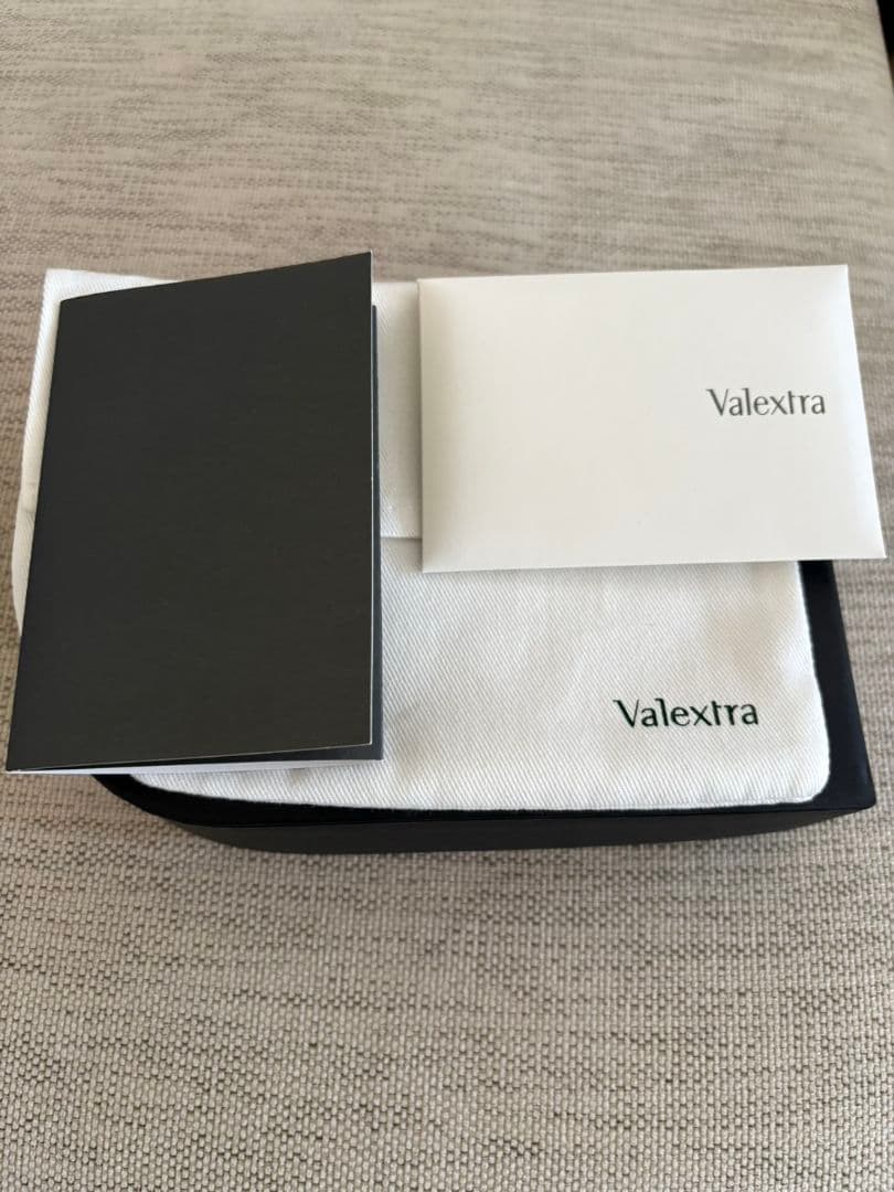 【美品】Valextra マネークリップ　ダークグリーン
