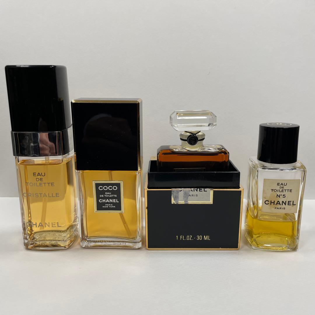 シャネル クリスタル COCO No5香水セット 4本