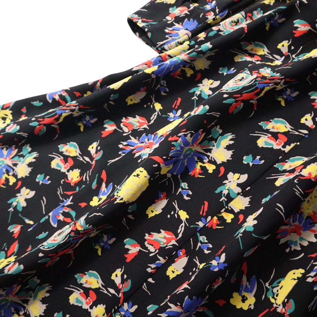 新品同様❗️ETRO エトロ 美しいフローラルフラワー柄　シルクロングワンピース