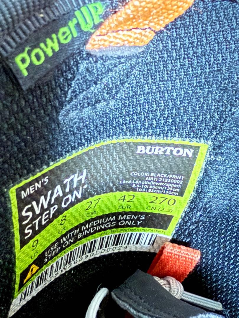 Burton Step On ブーツ　27cm